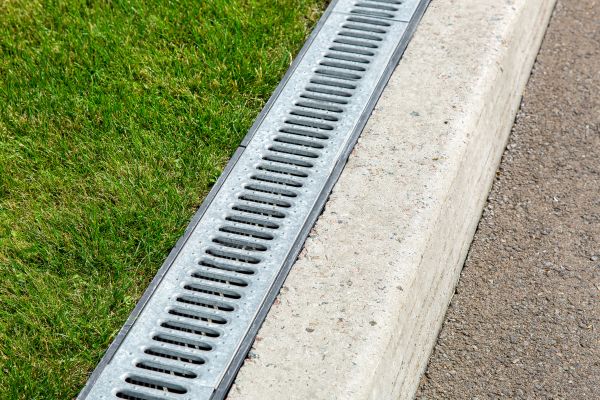 Courtyard Drain Installation in Asheville